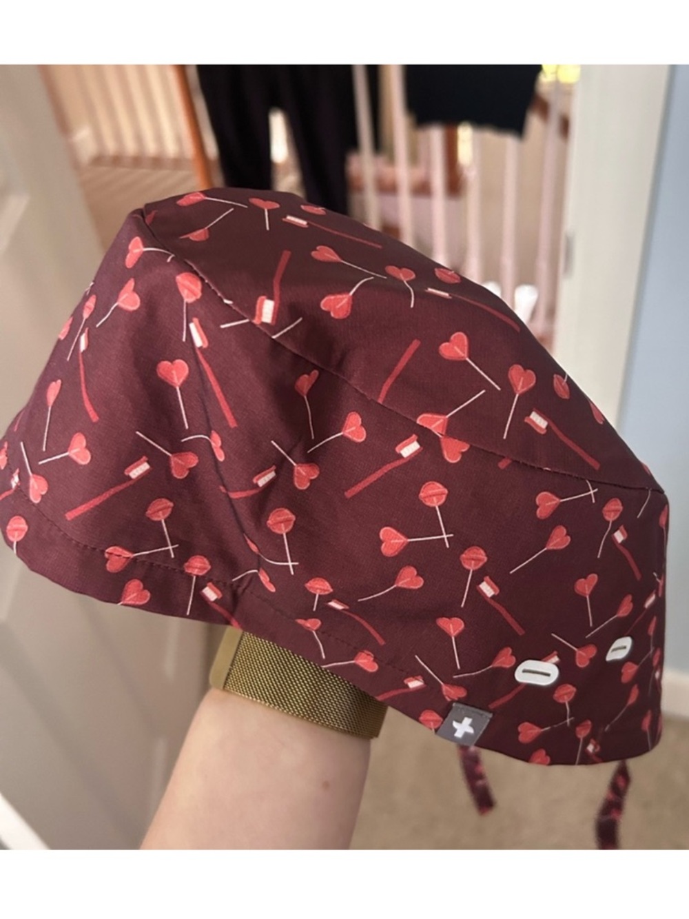 ISO | Figs | Modern Scrub Cap with Buttonholes - Picture 2 of 2